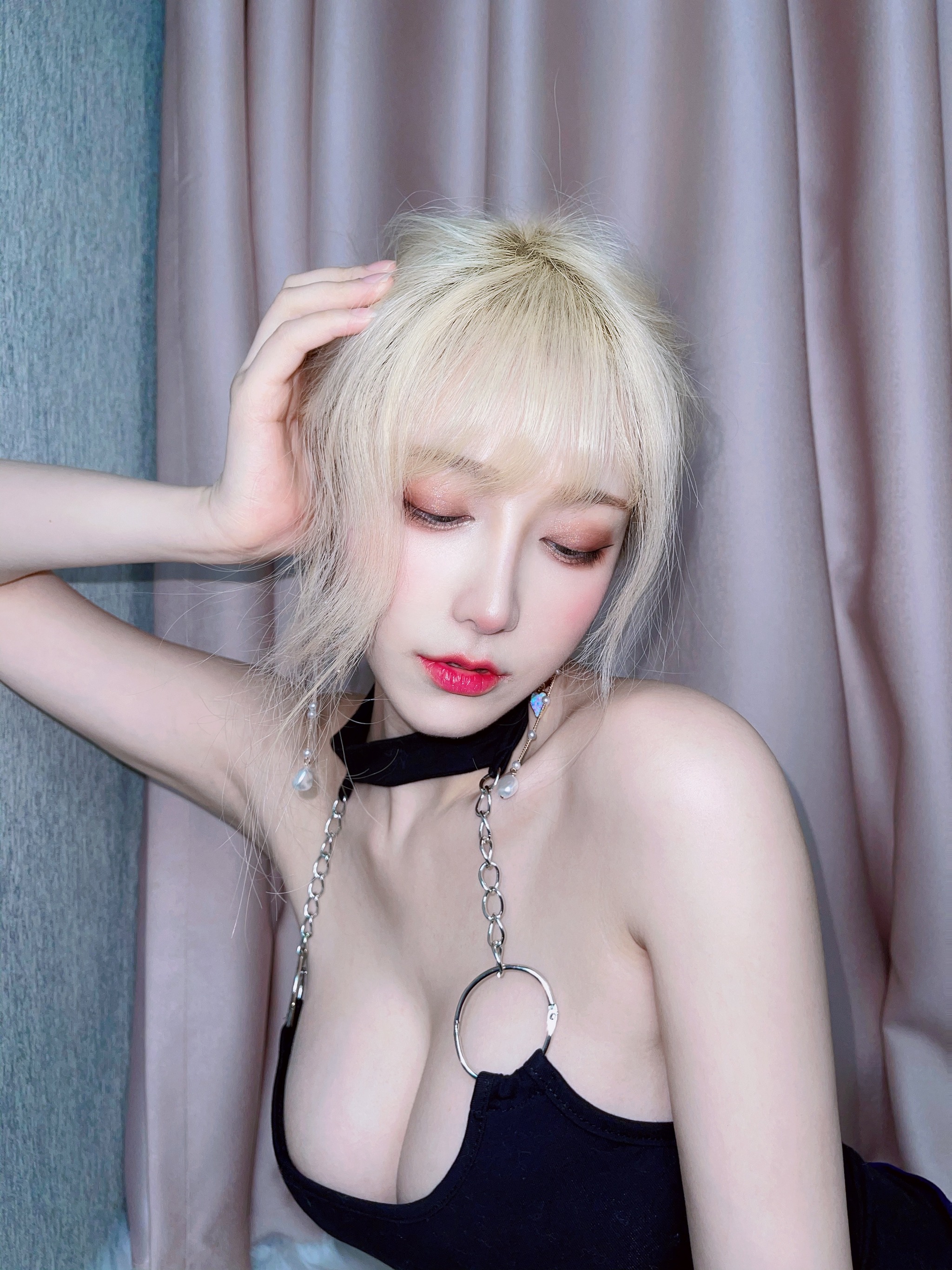 图片[1]-啾小妍Deer – NO.003 金发芭比[40P]-XikXak